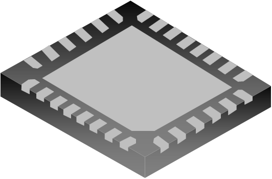 QFN-28-4×5×0.75-0.5